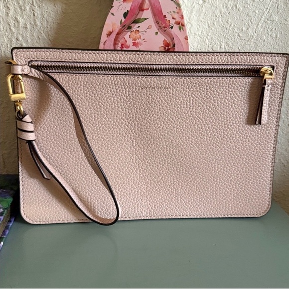 Tory Burch Handbags - Tory Burch Large Light Pink Clutch